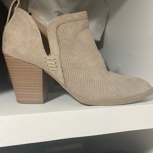 Tan booties